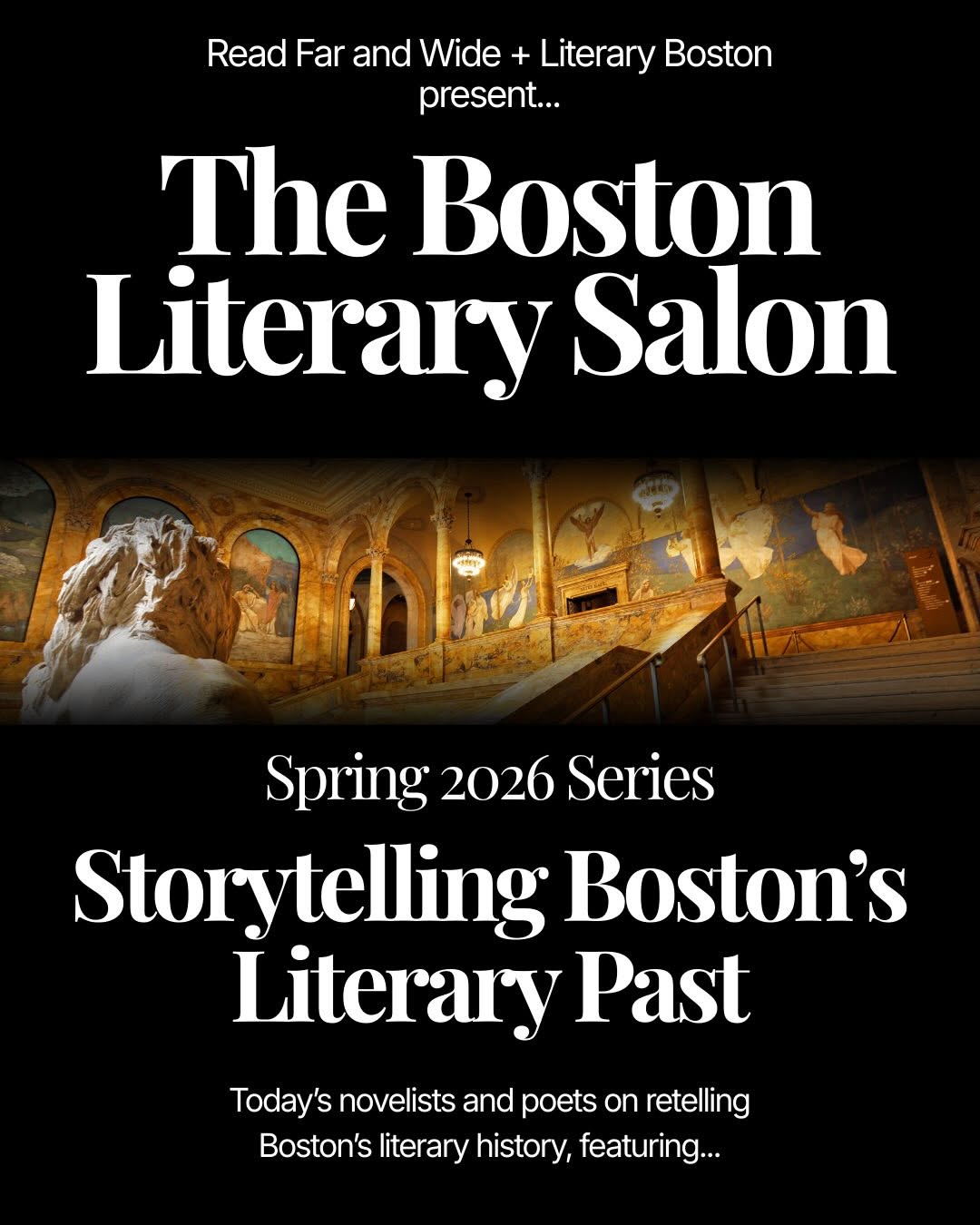 Boston Literary Salon: Storyelling Boston's Literary Past